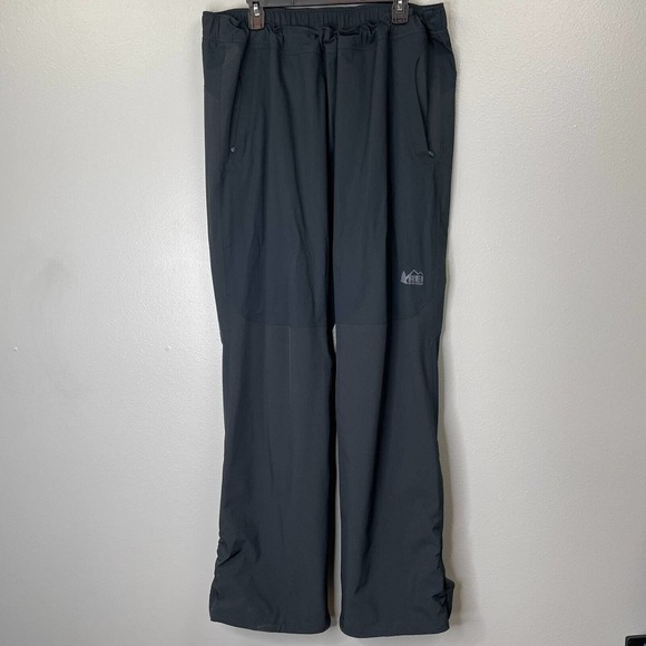 REI Pants Rei Rainier Peak 25l Rain Pants Black Activewear Straight